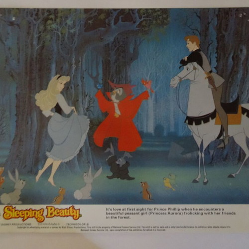 Sleeping Beauty Disney authentic movie photos set of 6, like new