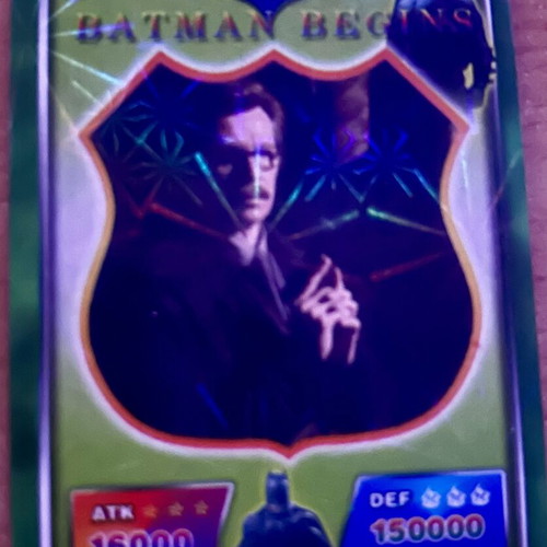 Batman Begins collection cards, 2005 special edition