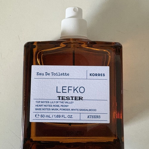 Korres Lefko Eau de Toilette 50ml new official tester