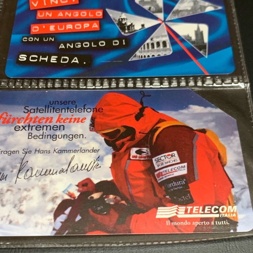 Telecom Italia phone cards 2001 used, 10,000 lire (2)
