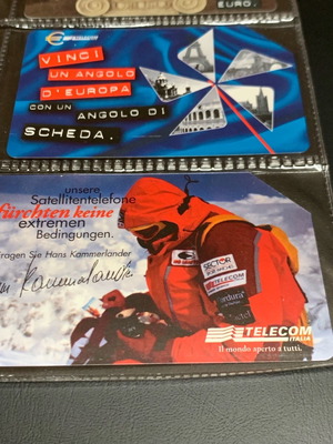 Telecom Italia phone cards 2001 used, 10,000 lire (2)