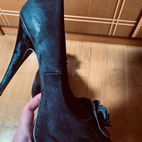 Bata black high heels used size 39