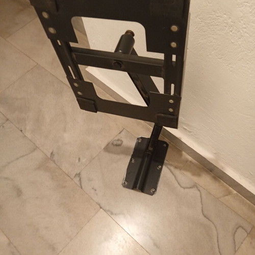 Wall mount TV bracket used with arm, black