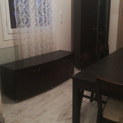 Wooden living room unit like new with glass cabinet and lighting