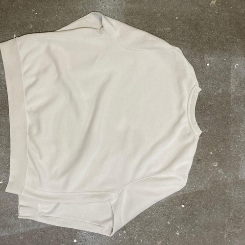Nike Big Logo Sweater Y2K 2000s XL creme vintage wornlook