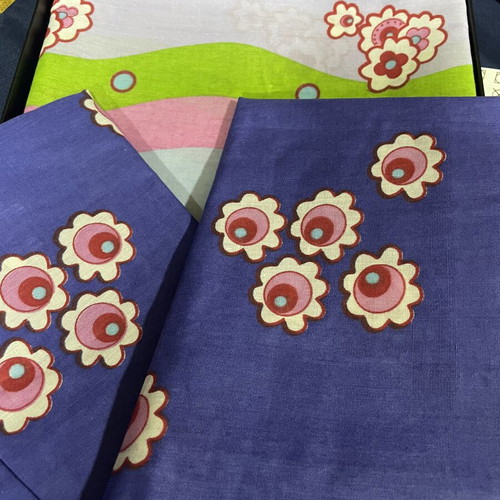 Double bed sheet set with pillowcases, cotton, new