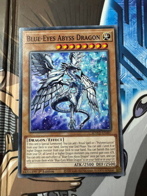 Blue Eyes Abyss Dragon Yu-Gi-Oh! card new, collectible