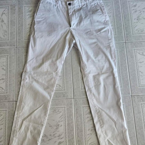Massimo Dutti White Slim Fit Chino Pants used