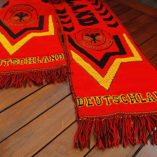 Deutschland collectible scarf used, retro Germany national team