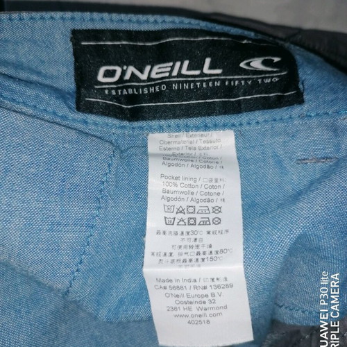 O'Neill men's shorts No 36 like new, grey