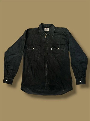 Vintage πουκάμισο Levi’s με φερμουάρ, μέγεθος M, μεταχειρισμένο
