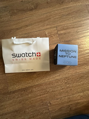 Omega x Swatch MoonSwatch Mission to Neptune watch new, blue