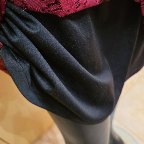 Lace dress like new, burgundy, size M/L