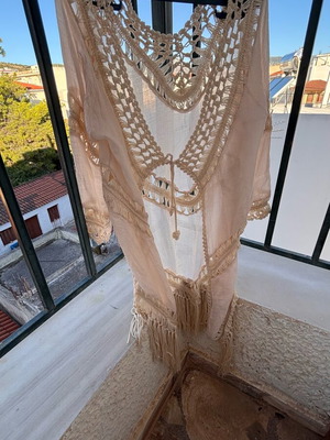 Κιμονό παρεό σαν καινούργιο, μπεζ, one size S/M/L