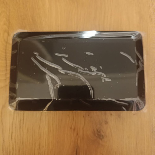 Kilian perfume case new, luxury black design with metal clasp