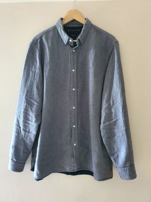Tommy Hilfiger shirt XL regular fit gray cotton like new