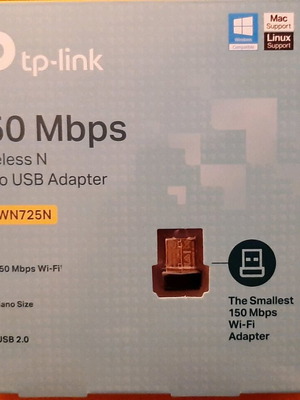 TP-LINK TL-WN725N v3 Ασύρματος USB Αντάπτορας Δικτύου 150Mbps
