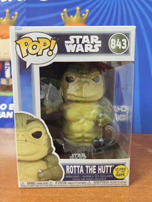 Funko Pop Star Wars Rotta the Hutt New Glow in the Dark Figure
