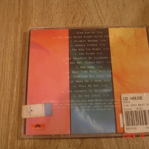 Saga The Very Best Of CD used, rock