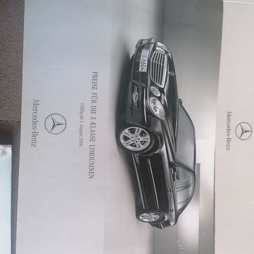 Mercedes Benz factory manuals used, set