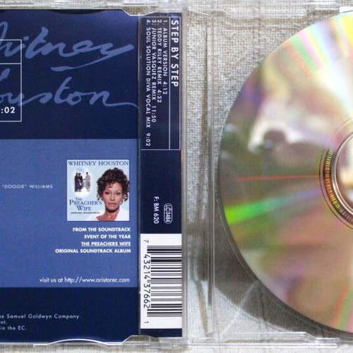 Whitney Houston Step By Step CD single new, pop