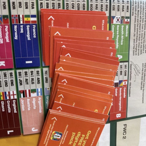 FIFA pack 30 cards for FIFA WC2026 new