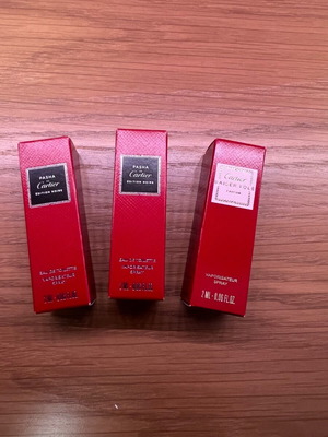 Cartier Pasha Édition Noire and Baiser Volé official sealed samples 2ml