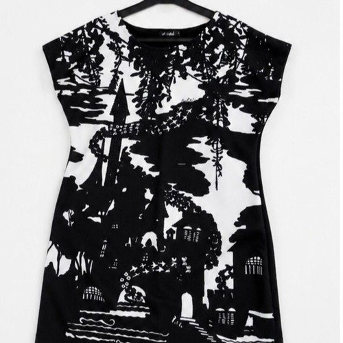 Angel Eye dress black and white, size L