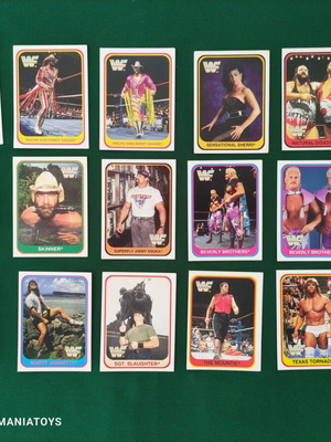 WWF Merlin 1991 ιταλικές κάρτες πάλης, πακέτο 18