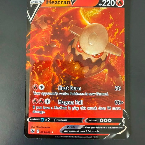 Heatran V Astral Radiance 25 Pokemon TCG card