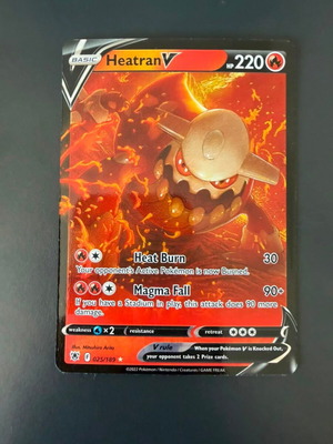 Heatran V Astral Radiance 25 Pokemon TCG card