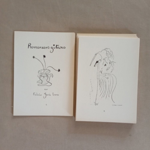 27 Drawings by F.G. Lorca like new, numbered edition