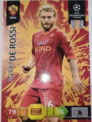 Daniele De Rossi AS Roma collectible card used