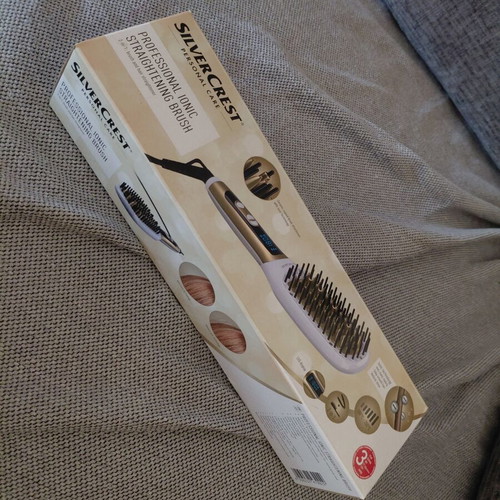 Silvercrest hair straightening brush new