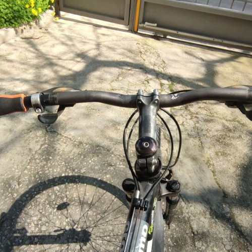 Ideal Crossmo men's trekking bike used, 24-speed Shimano, size L, red
