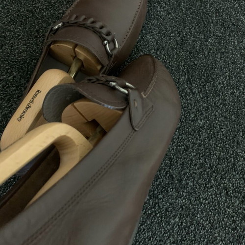 Ferragamo Loafers Men’s size 44 used, brown