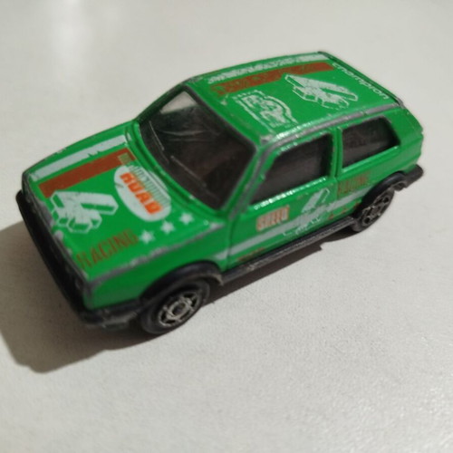 Majorette Volkswagen Golf GTI MK II toy car used, green