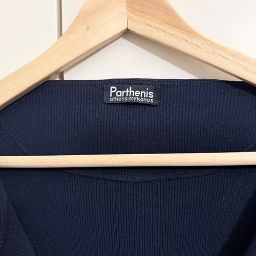 Parthenis Athens-Mykonos blue-black cardigan like new