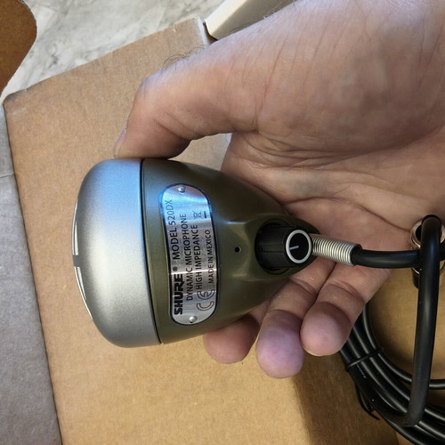Shure 520DX Green Bullet harmonica microphone