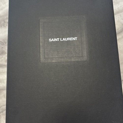 Saint Laurent Paris white leather sneakers size 40.5