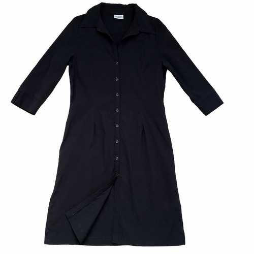 Pimkie vintage y2k office siren coquette mini shirt dress like new, black