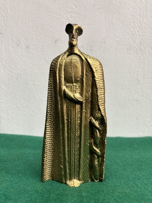 Theodoros Papagiannis sculpture used, beautiful condition, 21x9 cm