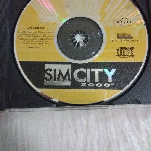 Sim City 3000 PC CD used, good condition