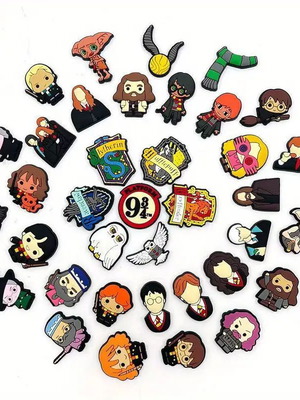 Harry Potter Jibbitz Charms καινούρια, σε άριστη κατάσταση, 37 τεμάχια