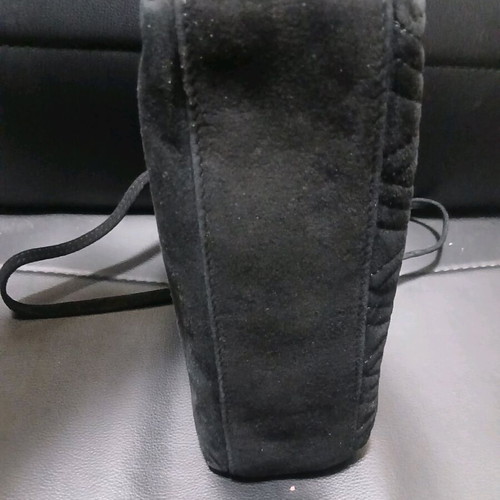 Women's bag like new, black, with detachable strap