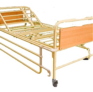 Νοσοκομειακό κρεβάτι με ορθοπεδικό στρώμα.