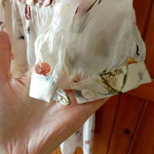 Raxevsky Silk Dress new, beige with dragonfly print