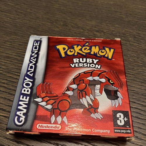 Pokemon Ruby Game Boy Advance like new with box and trainer book