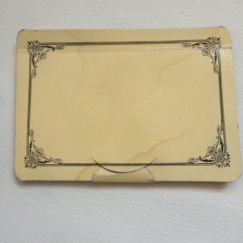 3D Stereoscopic Coaster Card with Erotic Art, Like New, 1990s