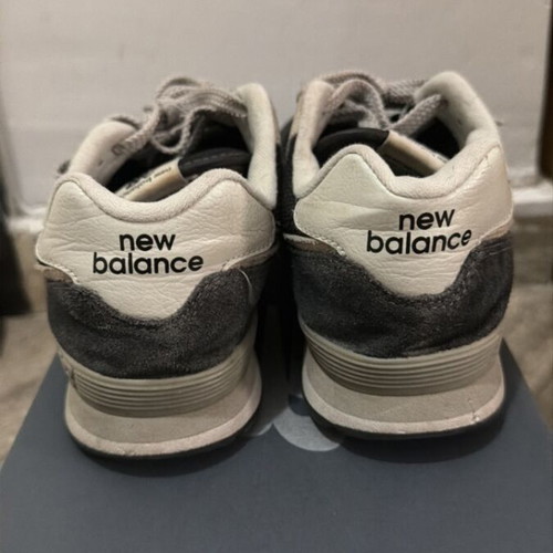New Balance 574 sneakers used, black and grey, size 37